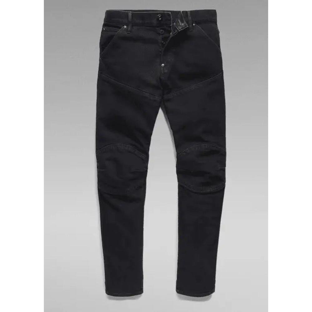 G-star Men 5620 3D Slim Jeans Worn In Black Varnish Size 33x32
